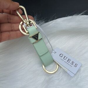 New GUESS Saffiano keyring